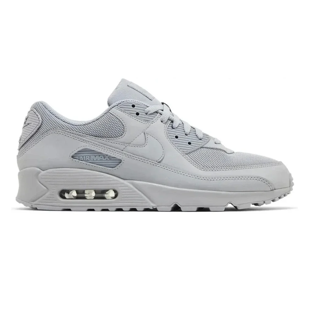 Nike Air Max 90 Wolf Grey Mens Running Shoes CN8490-001 Size 10.5